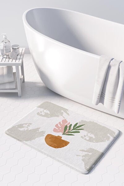 Microfiber Bath Mat, Non-Slip Base, Machine Washable, Bath Rug (50X80)