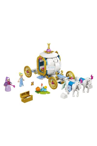 LEGO Disney Sindirella'nın Kraliyet Arabası 43192; Yaratıcı bir Yapım Seti (237 Parça)