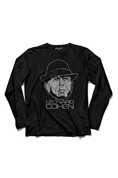 Kendim Seçtim Leonard Cohen Kohen majica dugih rukava Štampano za decu T-shirt
