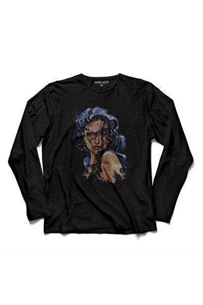 Kendim Seçtim Muška majica dugih rukava Gary Shıpman s licem Wonder Woman T-s...