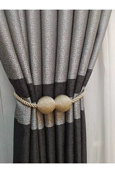 ÖzenEvim Magnetic Curtain Collector Mink Braçol