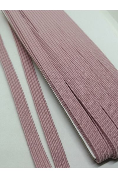 Firebird Takı Aksesuar Ve Kamp Malzemeleri Επίπεδος ελαστικός νήμα 6 mm Dusty Rose Χρώμα 10 μέτρα