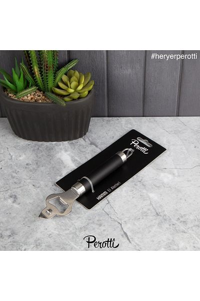 Perotti Can And Bottle Opener Black Series