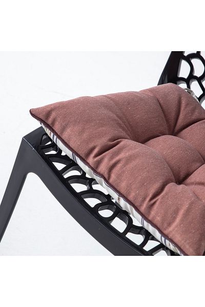 BUGİ HOME COLLECTİON Decorative Chair Cushion with Piping