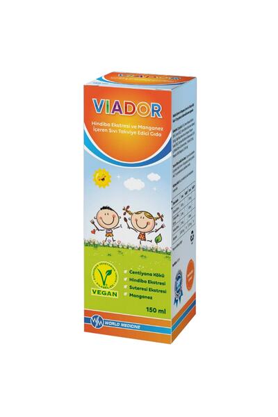 Viador Hindiba Ekstresi Ve Manganez Içeren Şurup 150 Ml