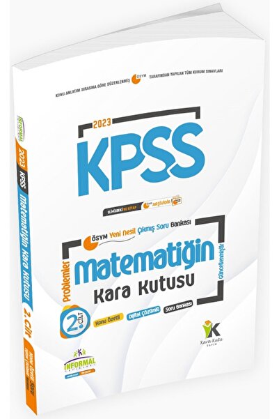 İnformal Yayınları 2023 Kpss Türkçenin Kara Kutusu Paragraf-2 Çıkmış Sorular ...