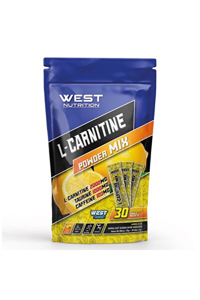 West Nutrition L-karnitin L-carnitine 2000 Mg 30 Servis Limon