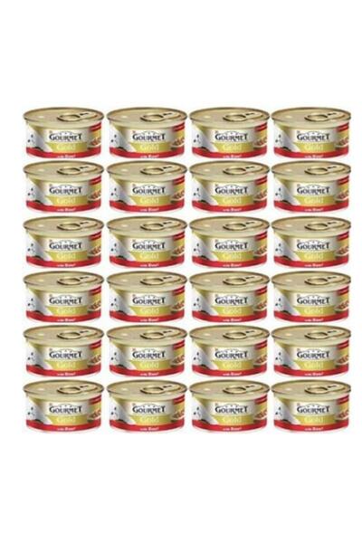 Purina Gourmet Gold Kıyılmış Sığır Etli Konserve Yetişkin Kedi Maması