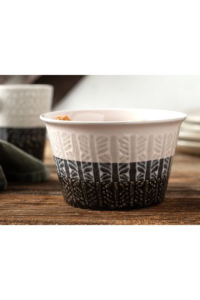 English Home Nora Stoneware Bowl 530 Ml Black