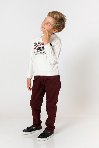 incity Boy's Burgundy Trousers