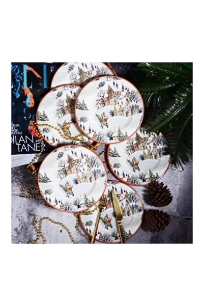 Kosova Ylb1120 Snowy Servis Tabağı 26 Cm 6 Lı