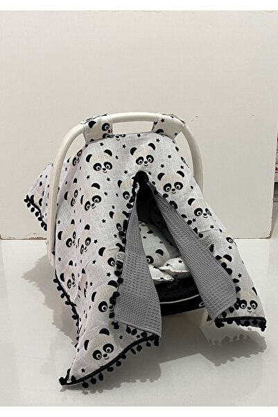 Babycitytr Babycity %100 Pamuk Çok Amaçlı Çift Katlı Müslin Puset Örtüsü & Mi...