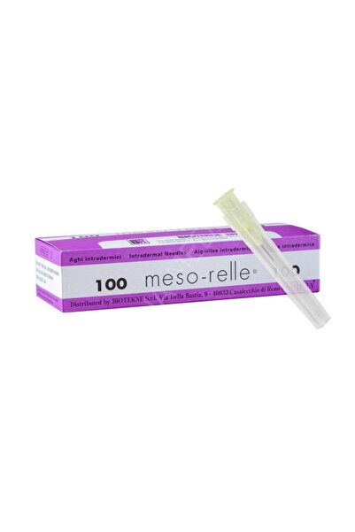 mesorelle Meso-relle Mezoterapi Iğnesi 30g X 4mm - Aal34 - 10 Adet