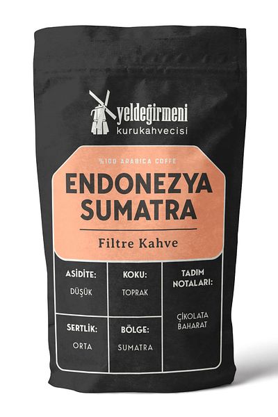 Yeldeğirmeni Kurukahvecisi Sumatra Filter Coffee Indonesia 500 gr