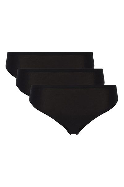 Chantelle Damen Tanga 3er Pack - String, SoftStretch, nahtlos, unsichtbar, Einheitsgröße
