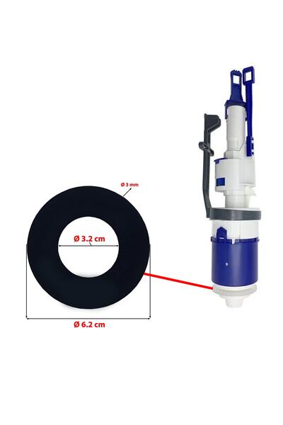 banyosepeti Geberit Eski Tip Gömme Rezervuar Boşaltma Grubu Contası Geberit G...