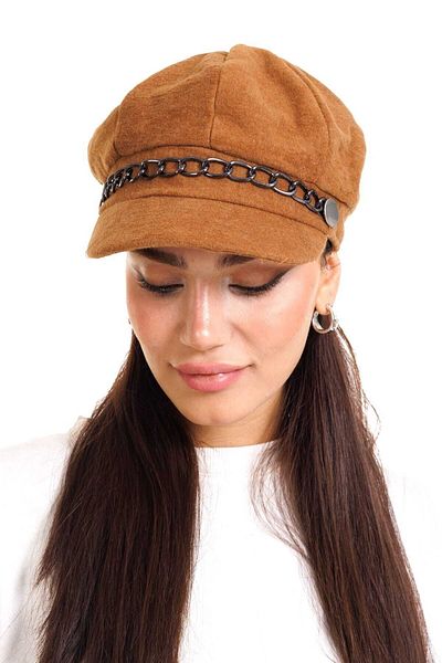 LadyColor Hat Chain Accessory Stamp Fabric Tan