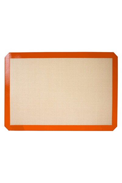 NOYİSKA Fırınlanabilir Kendinden Yağlı Silikon Pişirme Matı Hamur Açma Silpat...