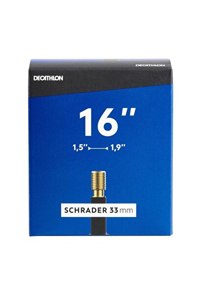 Decathlon Iç Lastik - 16 Inç - 1,50 / 1,90 Kesit - Schrader Valf Uyumlu