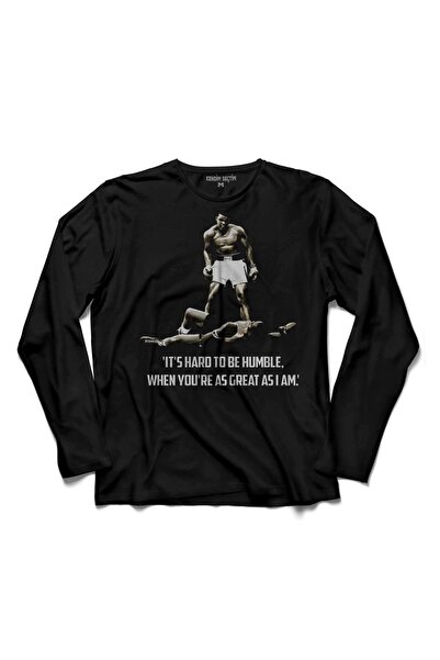 Kendim Seçtim Muhammad Ali Clay Este greu să fii umil când tricou cu mânecă l...