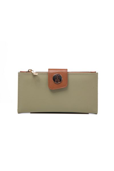 TH Women's Wallet & Card Holder Th-yk15012 Avocado-tan