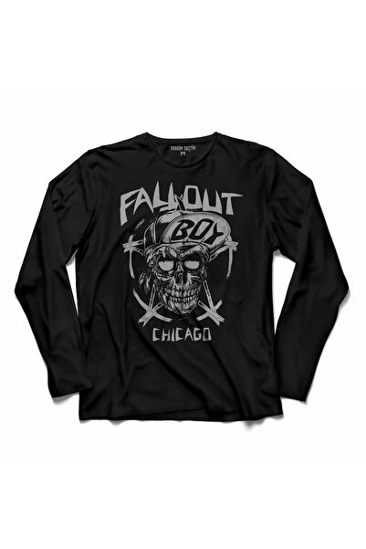 Kendim Seçtim Fall Out Boy logo, majica dugih rukava Chicago Štampano za decu...