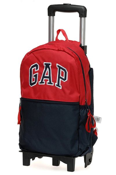 GAP 75699 Red Navy Blue Squeegee Backpack