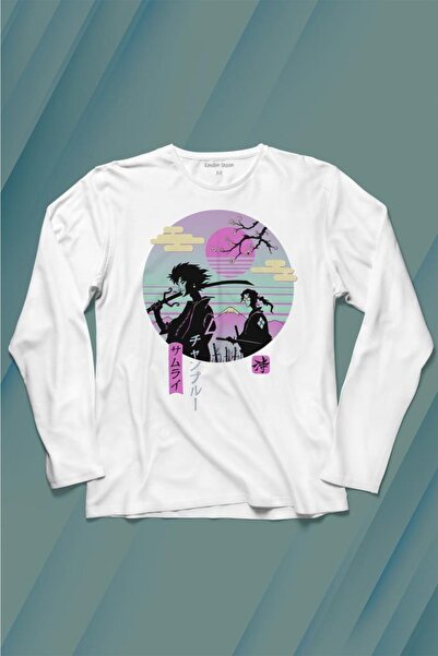 Kendim Seçtim Samurai Chillhop Samurai Japanska chill majica sa dugim rukavim...