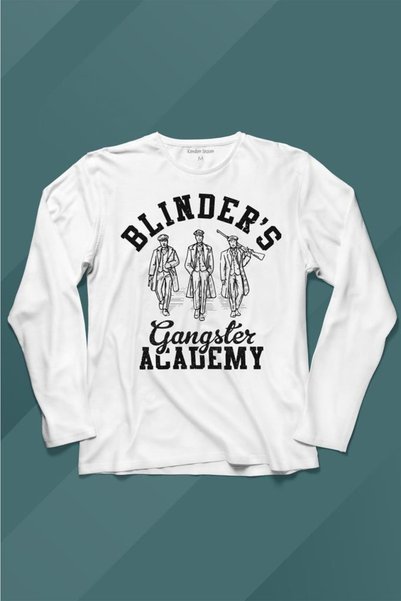 Kendim Seçtim Peaky Blinders Gangsterska Akademija TV Serija Majica Dugih Ruk...