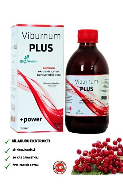 Viburnum Plus + Power Gilaburu Ekstraktı 300 ML 10 Günlük