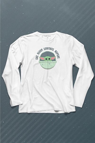 Kendim Seçtim Bebi Joda Mandalorijanac Star Wars Bebi Joda Majica dugih rukav...