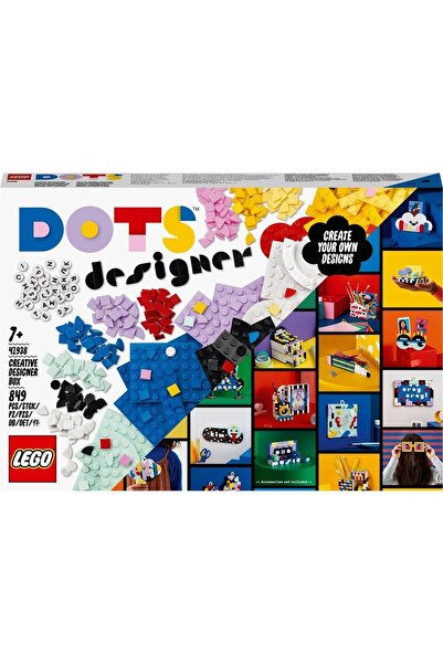 LEGO DOTS Yaratıcı Tasarımcı Kutusu 41938 - El Sanatları Süsleme Seti; Oyuncak Yapım Seti (779 Parça)
