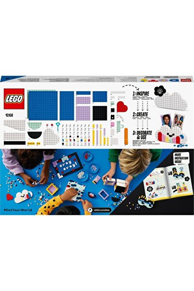 LEGO DOTS Yaratıcı Tasarımcı Kutusu 41938 - El Sanatları Süsleme Seti; Oyuncak Yapım Seti (779 Parça)