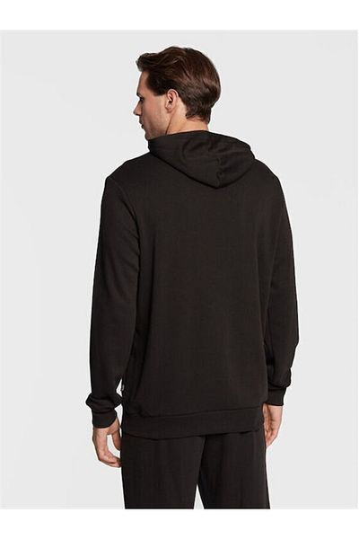 Puma Мъжки суитшърт с качулка Ess Big Logo - черен - 586688 01
