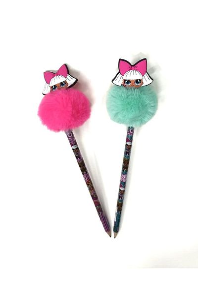 Timon Lol 2-Piece Pompom Pencil with Hood