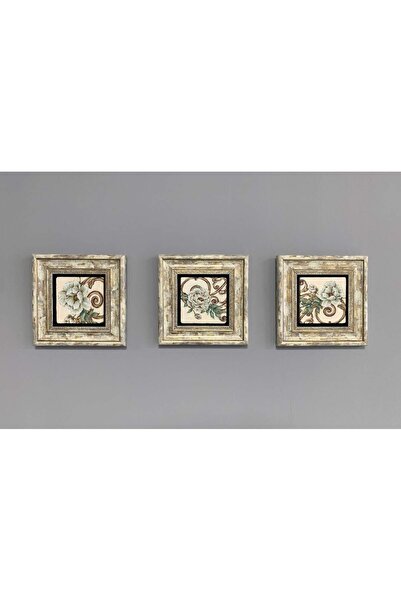 Oscar Stone Decor Çerçeveli Taş Tablo 20x20 cm