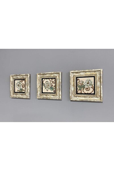 Oscar Stone Decor Çerçeveli Taş Tablo 20x20 cm