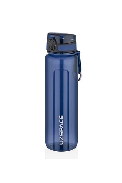 Uzspace 950 ml Transparent Body Tritan Water Bottle with Measuring Scale