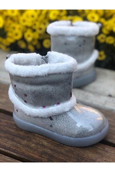 Vicco Comet Zippered Woolen Lighted Girls' Boots