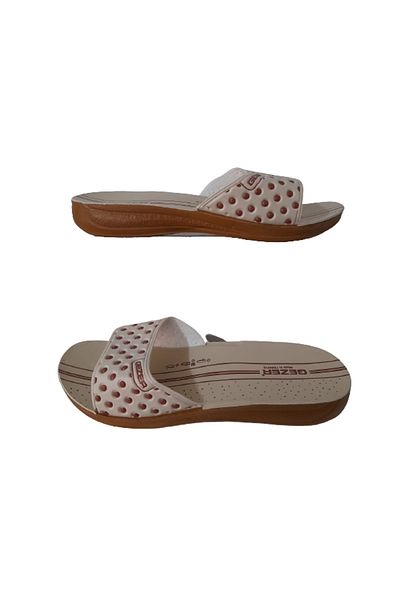 GEZER Light Brown-cream Women's Daily Slippers Gzer1458-7