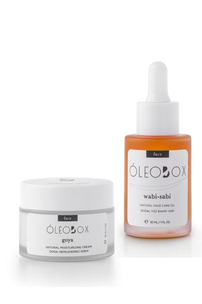 Oleobox Kuru Cilt Bakımı Seti  Yoğun Nemlendiricili Krem & Canlandırıcı Ve Do...
