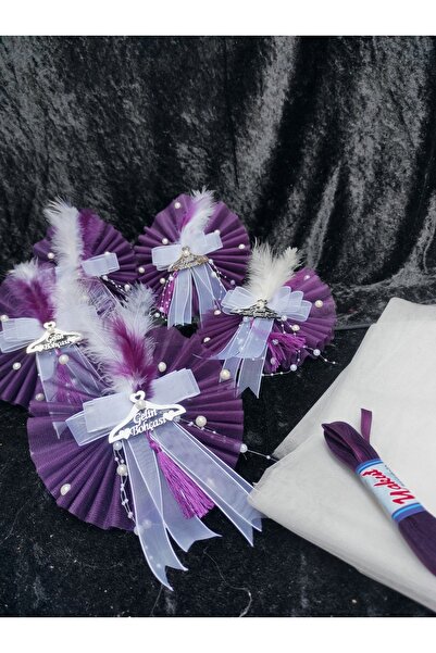 ecrin tuhafiye hobi Pratik 5'li Gelin Bohça Süsü Seti