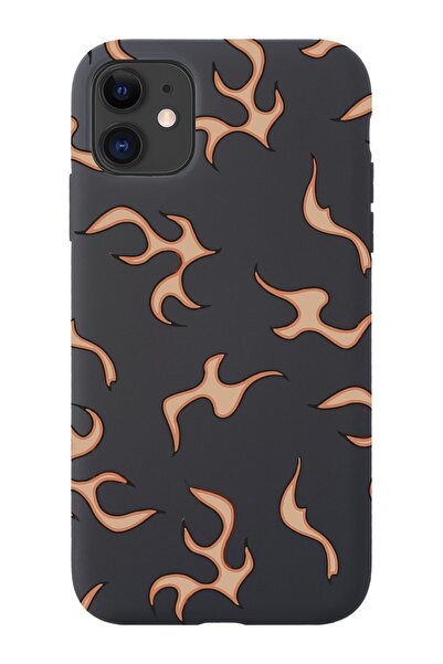 shoptocase Iphone 11 Alevler Desenli Lansman Telefon Kılıfı