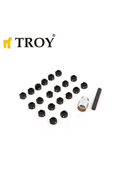 TROY 26140 Audi Wheel Nut Socket Set, 22 Pieces