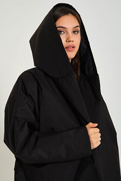 WINTERWALK Kapuşonlu, Oversize Puffer Mont