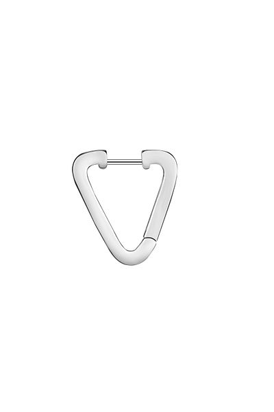 northstarshop Boutique Patterned Big Triangle Vintage Design Men's 316l Steel Earrings
