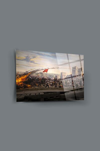 SRD Concept Istanbul'un Fethi 2 Cam Tablo-fetih Tablosu-fatih Sultan Mehmet
