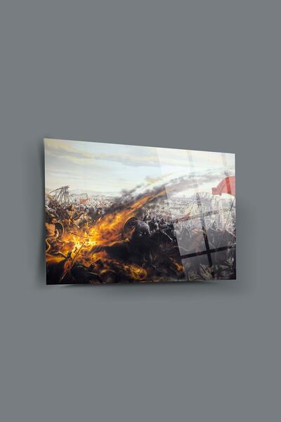 SRD Concept Istanbul'un Fethi 1 Cam Tablo-fetih Tablosu-fatih Sultan Mehmet
