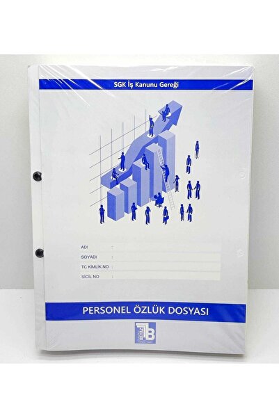 Turuncu Beyaz Personel Özlük Dosyası 25 Li Paket