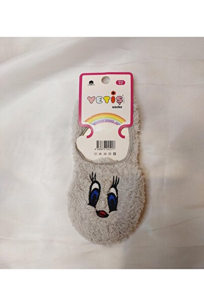 YETİŞ Çocuk Peluş Patik Çorap Ev Ayakkabısı